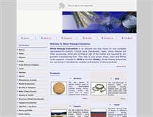 Tablet Screenshot of indiatrims.com